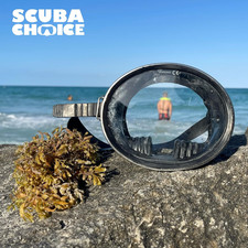 Scuba Diving Mask, Oval Tempered Glass Snorkel Mask with Comfortable Classic ...