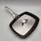 Calphalon Contemporary Nonstick 12" Panini Pan Sandwich Griddle Grill with Press