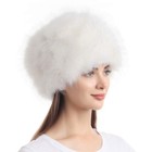 Femmes Glamorous Fausse Fourrure Russe Chapka HiverBlanc