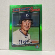 2025 Bowman Draft Chrome Green Refractor Dan Marino 91/99 RC SP Dream DP Royals