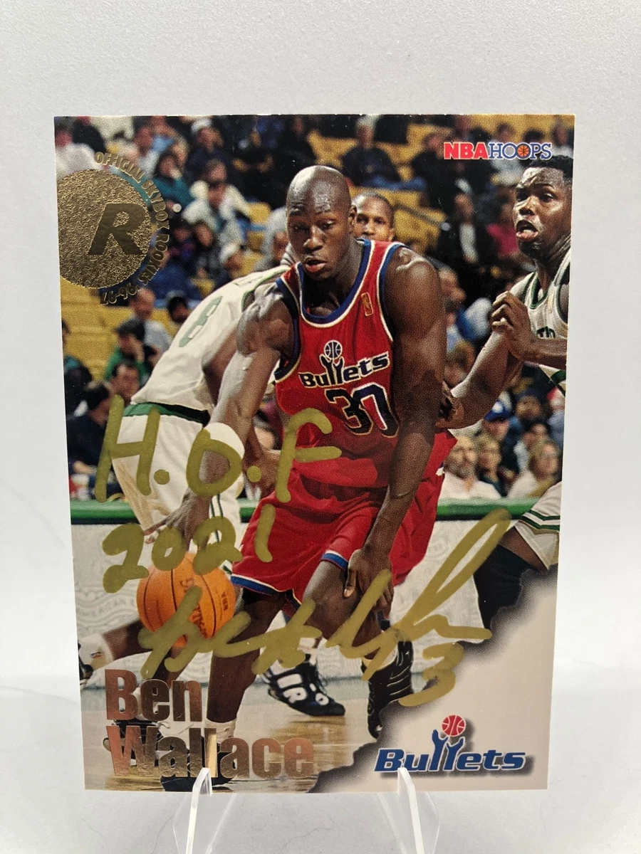 Ben Wallace Basketball Autographed Sports Trading Cards