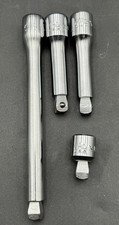 New 4 Pc Mac Tools 38 Drive Wobble Extension Lot- 1 X6ew 2 X3ew 1 X1ew New 4 Pc Mac Tools 38 Drive Wobble Extension Lot- 1 X6ew 2 X3ew 1 X1ew