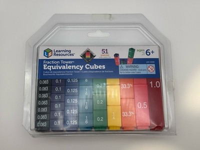 Learning Resources Fraction Tower Activity Set