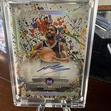 2023-24 Topps Motif Splatter Signature Mikal Bridges #24/25 RC AUTO 🔥