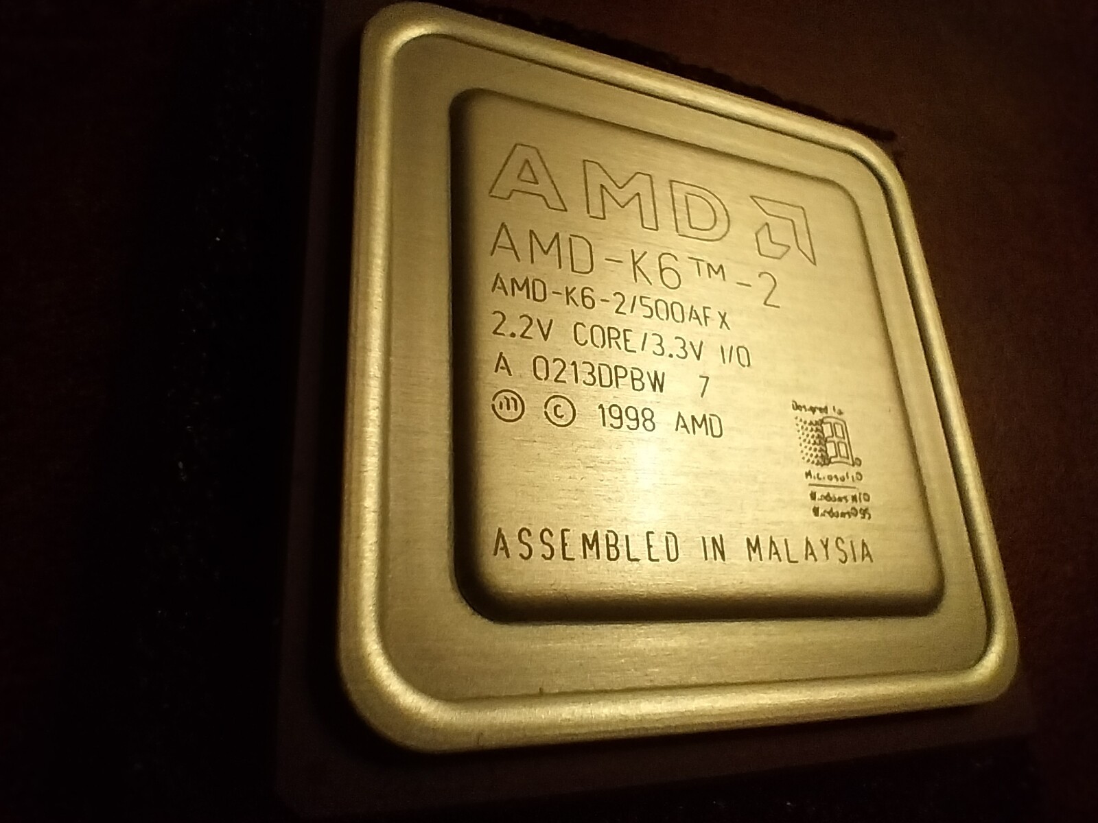 AMD K6 2/500AFX 500 MHz CPU