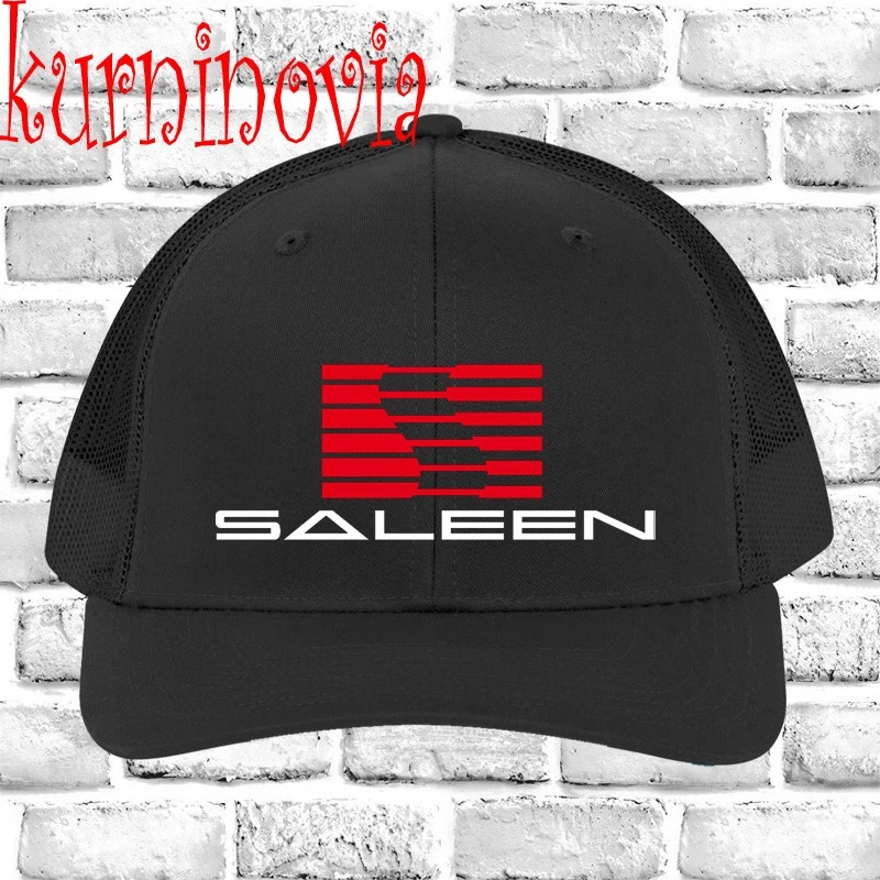 Saleen Performance Racing Car Black Trucker Hat Cap Adult Size