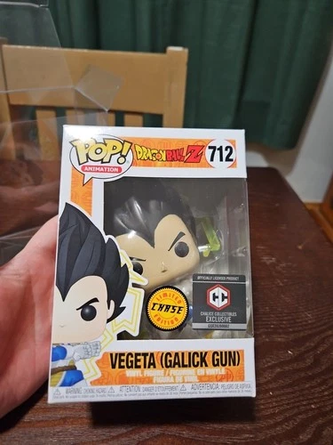 Funko Pop! Dragon Ball - Vegeta (Galick Gun) (Chase) - Chalice W/ Protector