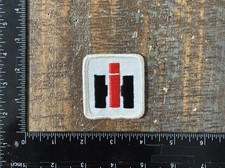 Vintage International Harvester Tractor Truck Farming Logo Patch IH 1970s