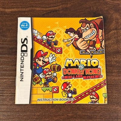 Mario Vs Donkey Kong Mini Land Mayhem Nintendo DS Instruction Manual Only