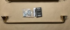 Moen YB5124BG Voss 24 in. Towel Bar, Brushed Gold Read Desc 