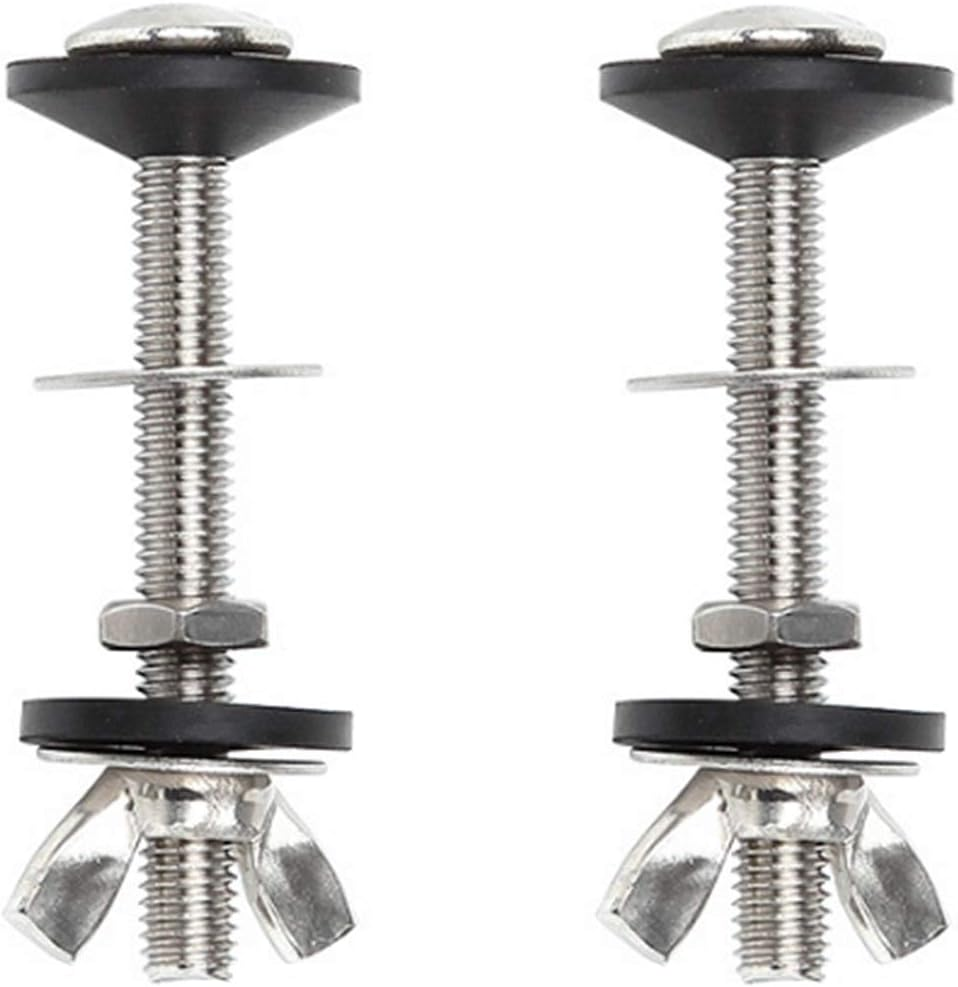 2 Pcs Stainless Steel Toilet Cistern Bolts - Close Coupling Toilet Tank Fixing K