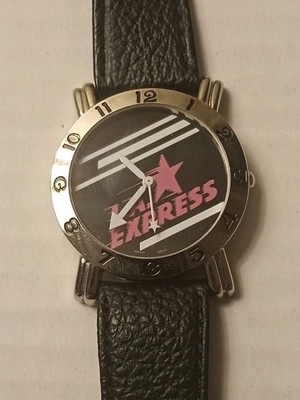 Vintage L.A. Express Watch  33.15mm LA Express Logo Ladies Pink Black White