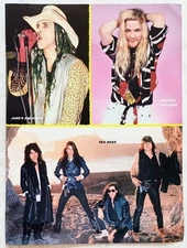 JANES ADDICTION~SEA HAGS~MOTHER LOVE BONE~1989 POSTER FULL PAGE PINUP CLIPPING