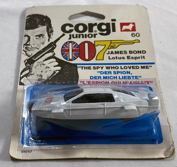 1976 METTOY CORGI JUNIOR #60 LOTUS ESPRIT JAMES BOND The Spy Who Loved Me - NEW - Image 2 of 4
