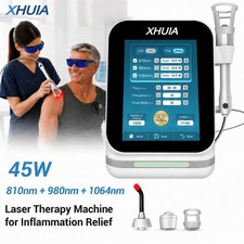 45W High Power Cold Laser Therapy Machine for Pain Relief 810nm 980nm 1064nm