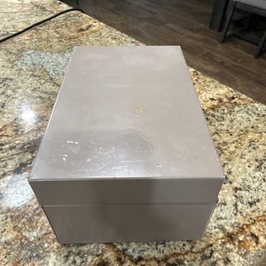 VTG VWS Metal Card File Note Card File Address File Storage Box