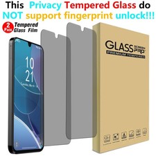 2-Packs Privacy Tempered Glass Screen Protector For Samsung Galaxy A14 4G/A14 5G