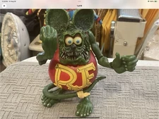 ONE 4.5” RAT FINK ED BIG DADDY ROTH RED/YELLOW LETTERS FIGURE W/MOVEABLE JOINTS