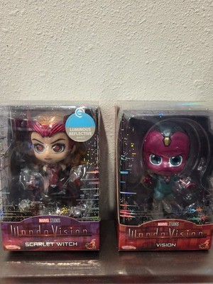 Cosbaby Toys Wandavision: Scarlet Witch MCU Wanda Maximoff and Vision Bobblehead