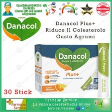 Danone Danacol Plus + 30 Stick Gusto Agrumi Riduce Il Colesterolo Integratore
