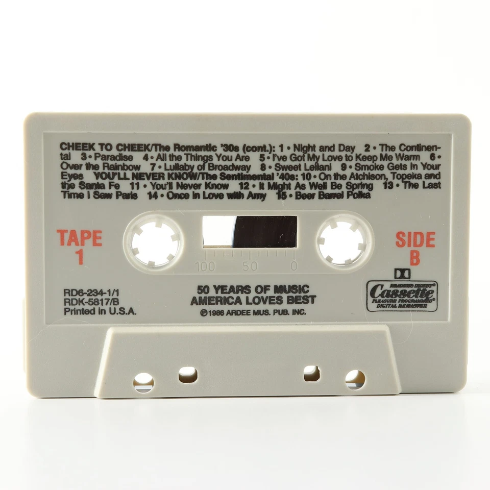 50 Years of Music America Loves Best Tape 1 (только кассета) Reader's Digest - Изображение 2 из 4
