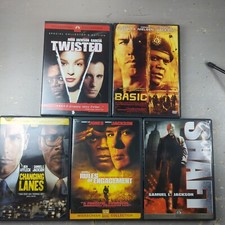 Samuel L Jackson Movies Collection DVD 5-Disc Basic Twisted Shaft Travolta