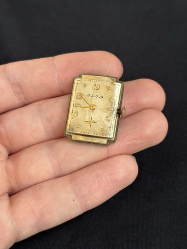 Vintage Bulova 8AC Men’s 21 Jewels 21J USA Art Deco Tank Watch - For Repair - Bild 7 von 13
