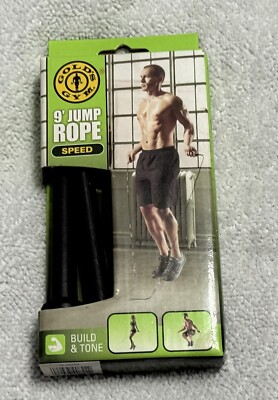Gold's Gym 9 Ft Speed Jump Rope Fitness Build Tone