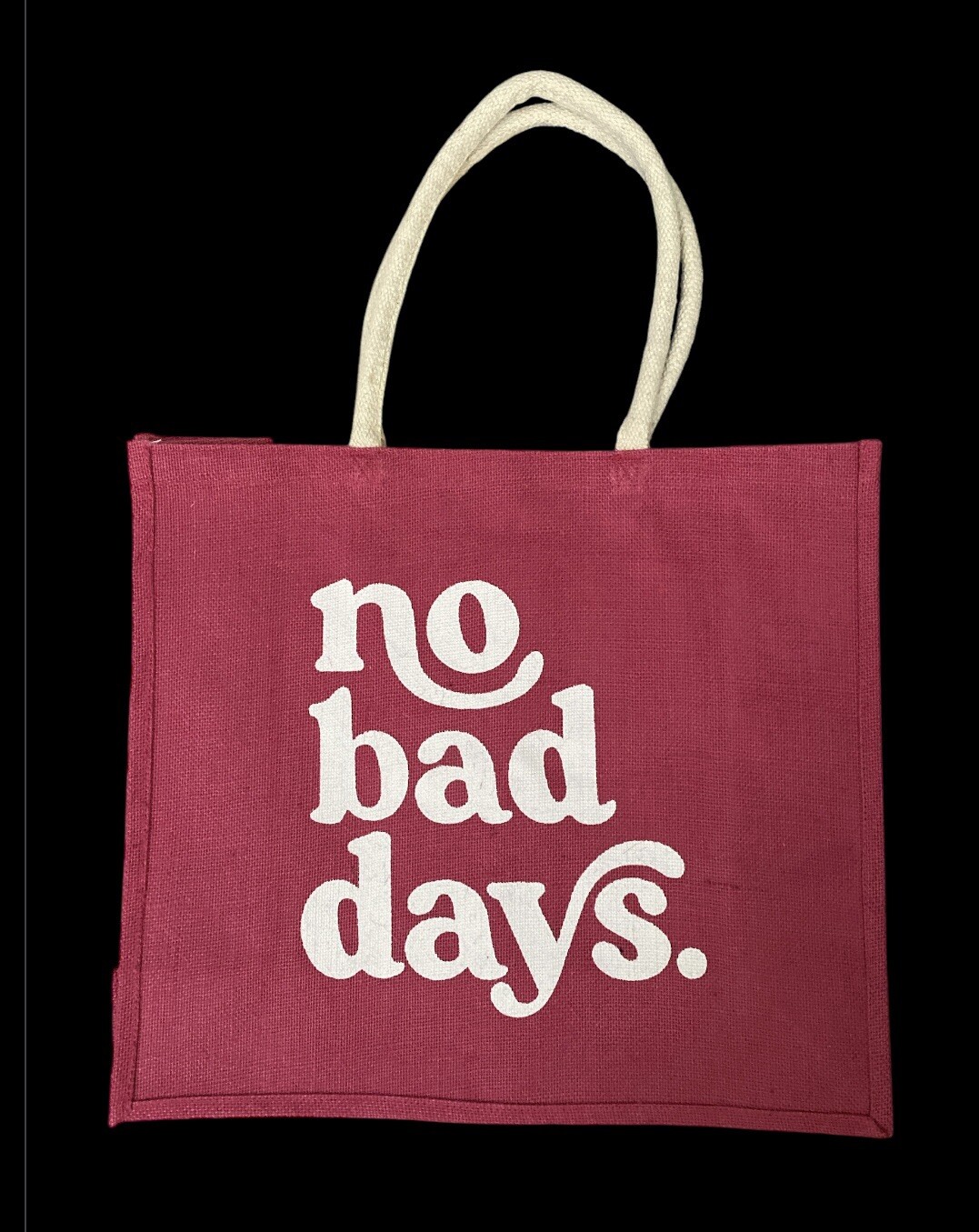 No Bad Days Stylish Canvas Tote Bag-image