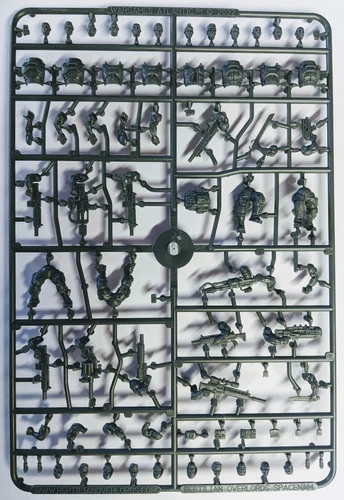 Wargames Atlantic Reptilian Overlords: SpaceNam sprue 28mm Plastic