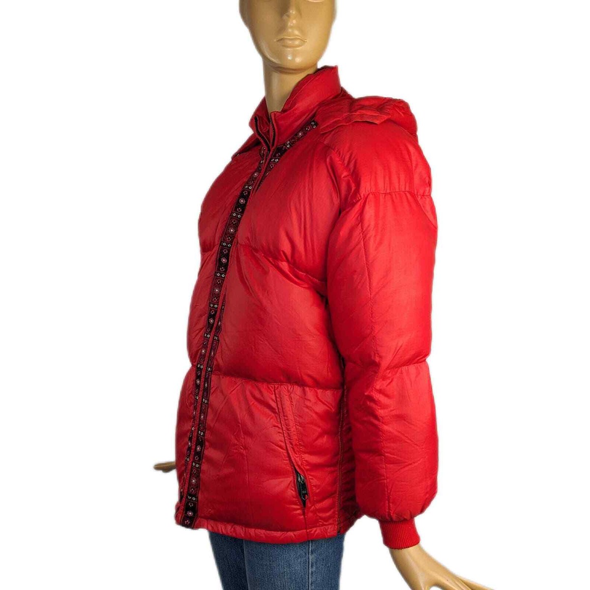 Frostline Kit vintage goose down puffer jacket 70s red Frostline Kit vintage goose down puffer jacket 70s red