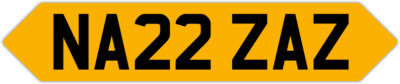   NAZZAZ  NAZ NAS NAZEEM NASEEM PRIVATE REGISTRATION CAR NUMBER PLATE NA22 ZAZ