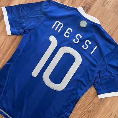adidas ARGENTINA 2010/2011 Away Jersey MESSI #10 DEADSTOCK Sz SM