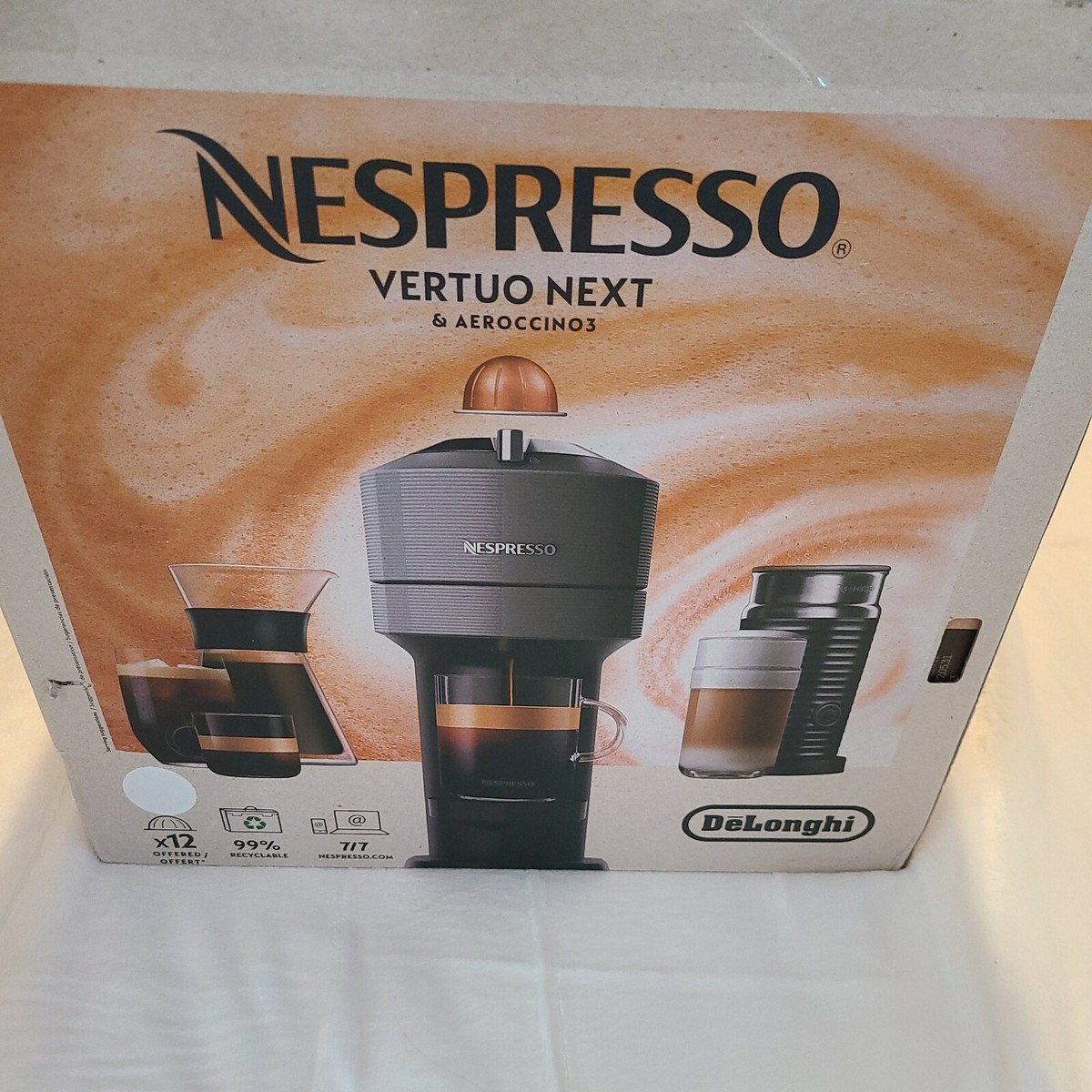 Nespresso Vertuo Next Coffee & Espresso Maker W/ Milk