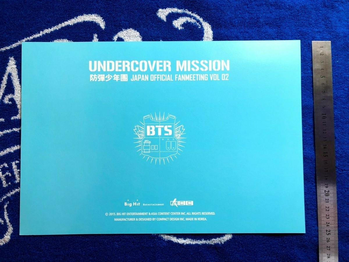 BTS JAPAN OFFICIAL FANMEETING VOL.2 UNDERCOVER MISSION MINI POSTER