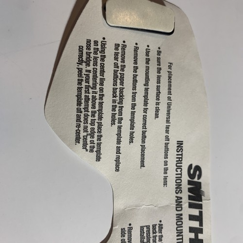 Smith Googles universal tear offs - Picture 3 of 6