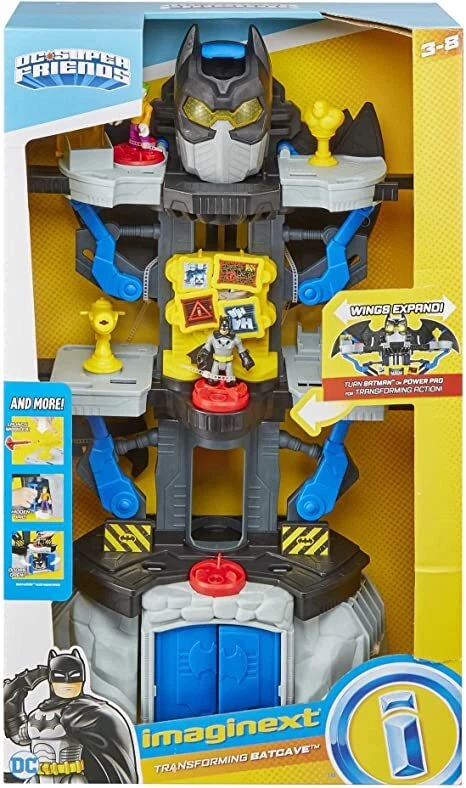 Imaginext transforming on sale batcave best price
