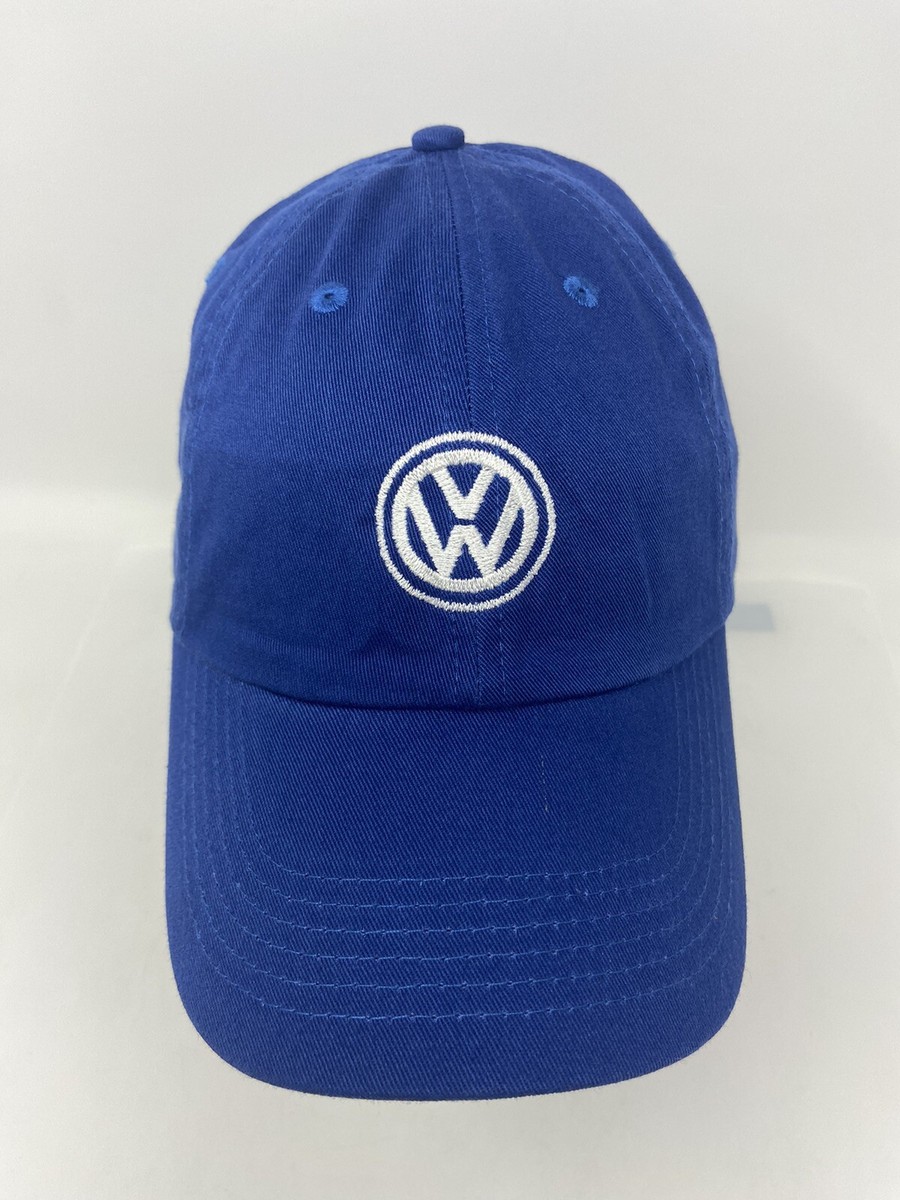 VW Blue Strapback Baseball Hat Volkswagen Adjustable Cap Hat | eBay