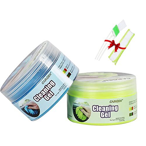 3-Pack Magic Cleaning Gel For Car Interior, Keyboard, & Dust Removal – Blue, Reusable Putty