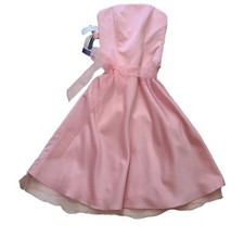 Alfred Angelo Dress Women's Size 4 Pink Strapless Knee Length Party Barbiecore