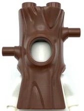 Lego New Minifigure Reddish Brown Headgear Head Cover Costume Tree Trunk Piece