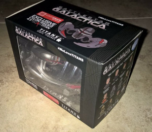 Battlestar Galactica Cylon Scar Raider-Titans Vinyl Ship Figure-Syfy/Loot Crate