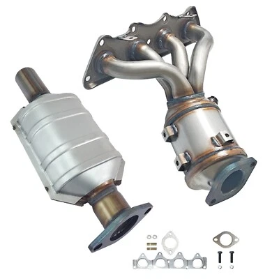 2x Front Rear Catalytic Converter For 2012-2017 Hyundai Accent 1.6L - Bild 1 von 4