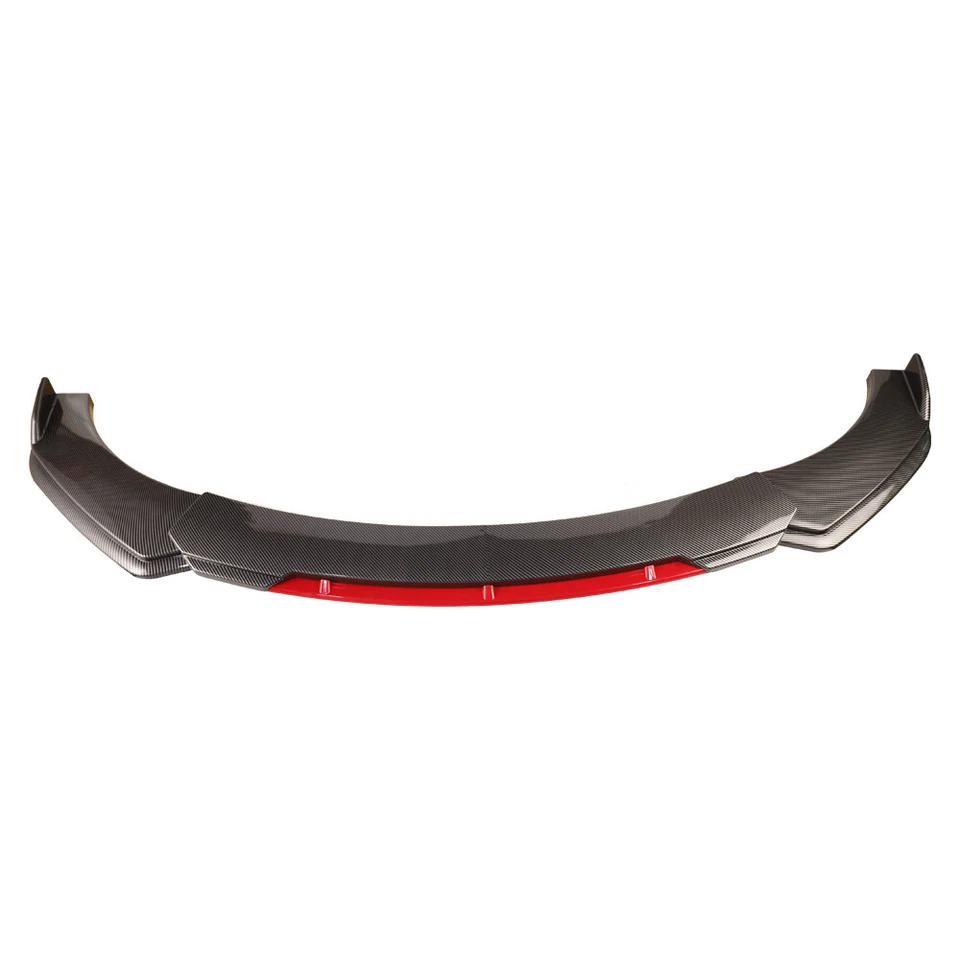 For Mercedes-Benz CLA200 CLA250 Front Bumper Lip Spoiler Splitter Carbon Fiber Foto 3 de 4
