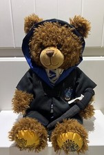 Harry Potter Build A Bear with Ravenclaw shirt, skirt, cape, and wand. NWOT