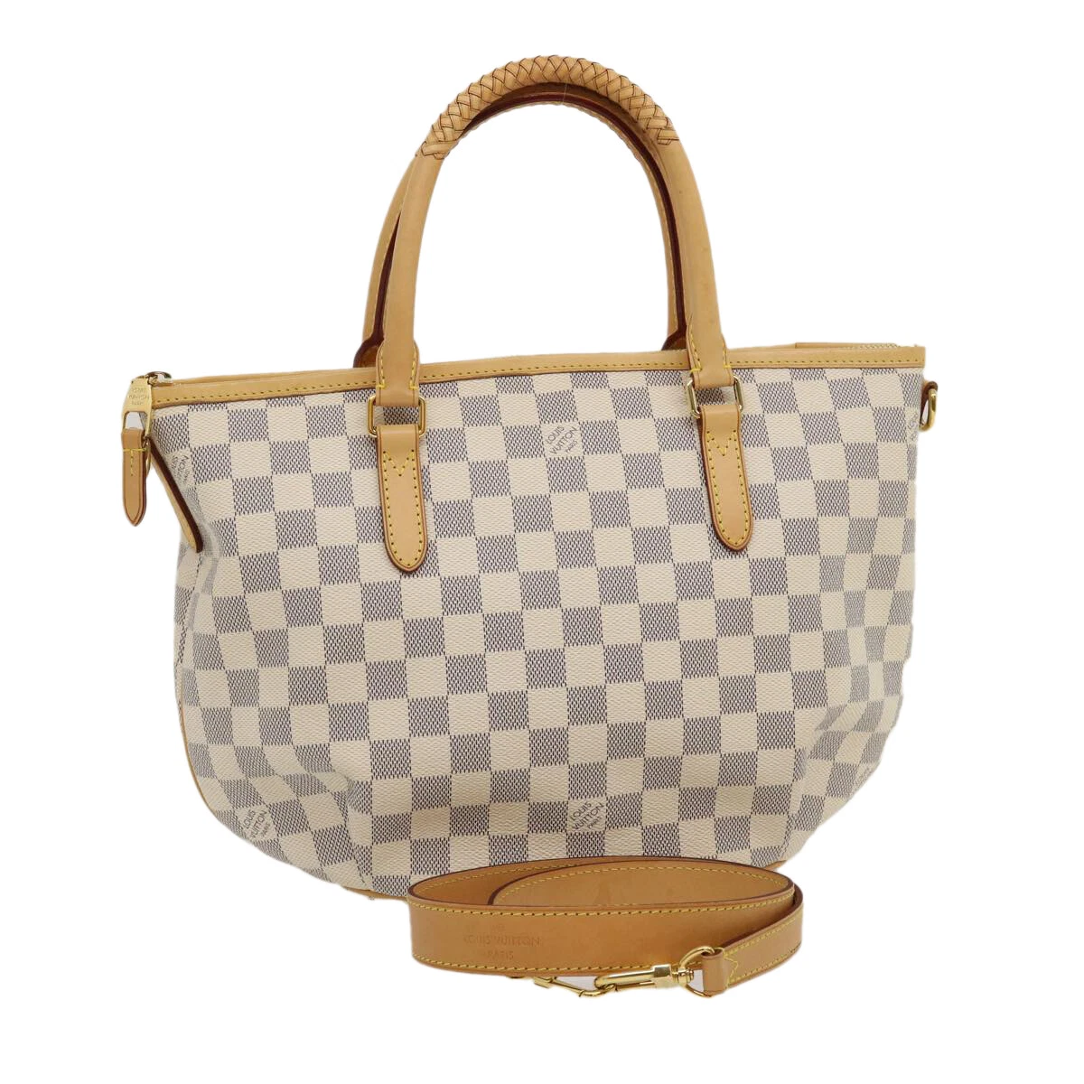 LOUIS VUITTON Damier Azur Riviera PM 2Way Tote Bag N48250 LV Auth