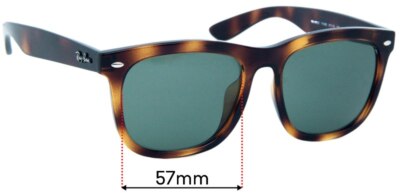 SFx Replacement Sunglass Lenses fits Ray Ban RB4260-D 57mm Wide