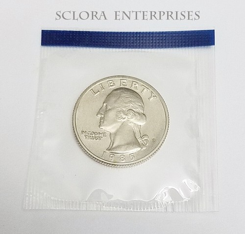 1985 P & D Washington Quarter Coin Set (2 Coins) *MINT CELLO* **FREE SHIPPING** - 第 5/6 張圖片