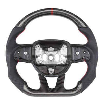 Carbon Fiber Steering Wheel For Dodge Charger Durango Hellcat SRT 15-26 w/Heated