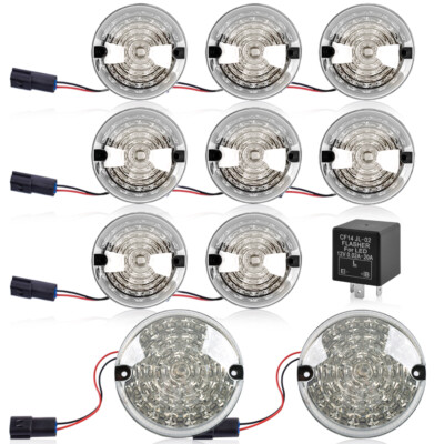Land Rover Defender Scheinwerfer LED Lampenset 11tlg klar Rückfahrlicht